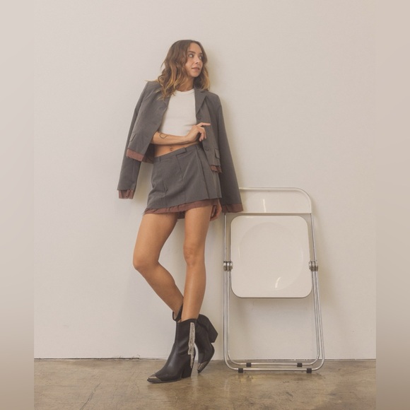 Rhinestone Fringe Western Boots with Etched Metal Toe - Oasis Society - Picture 9 of 9